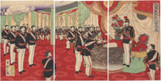 Illustration of Our Army’s Triumphal Return and Distinguished Service Awards